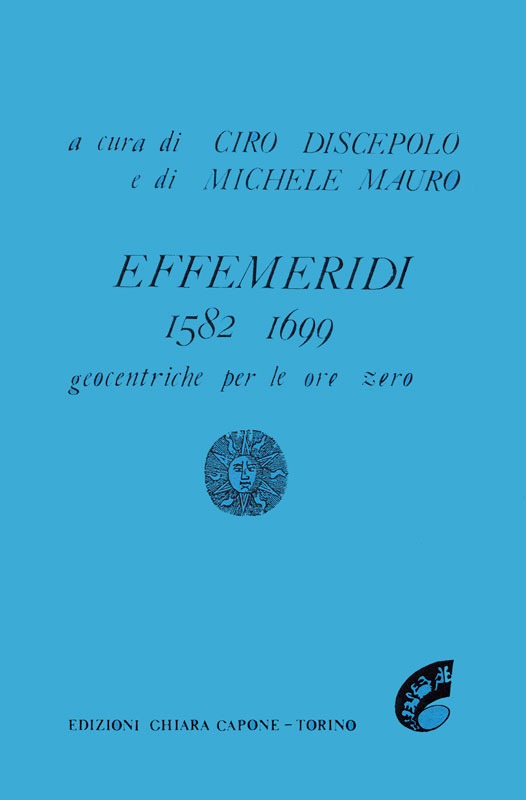 EFFEMERIDI 1582 - 1700