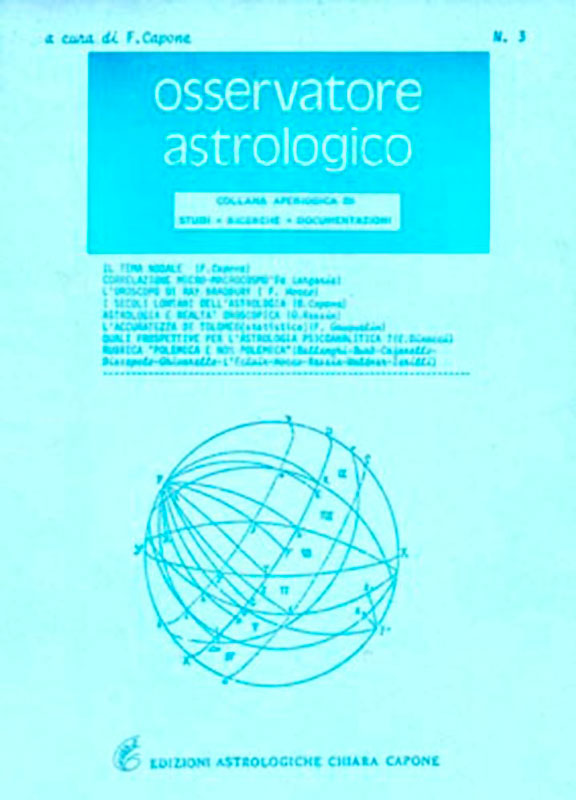 OSSERVATORE ASTROLOGICO - Terzo numero